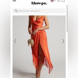 Only worn once. Showpo maxi dress